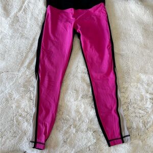 Pink and Black Leggings